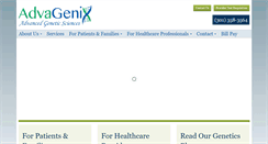 Desktop Screenshot of advagenix.com